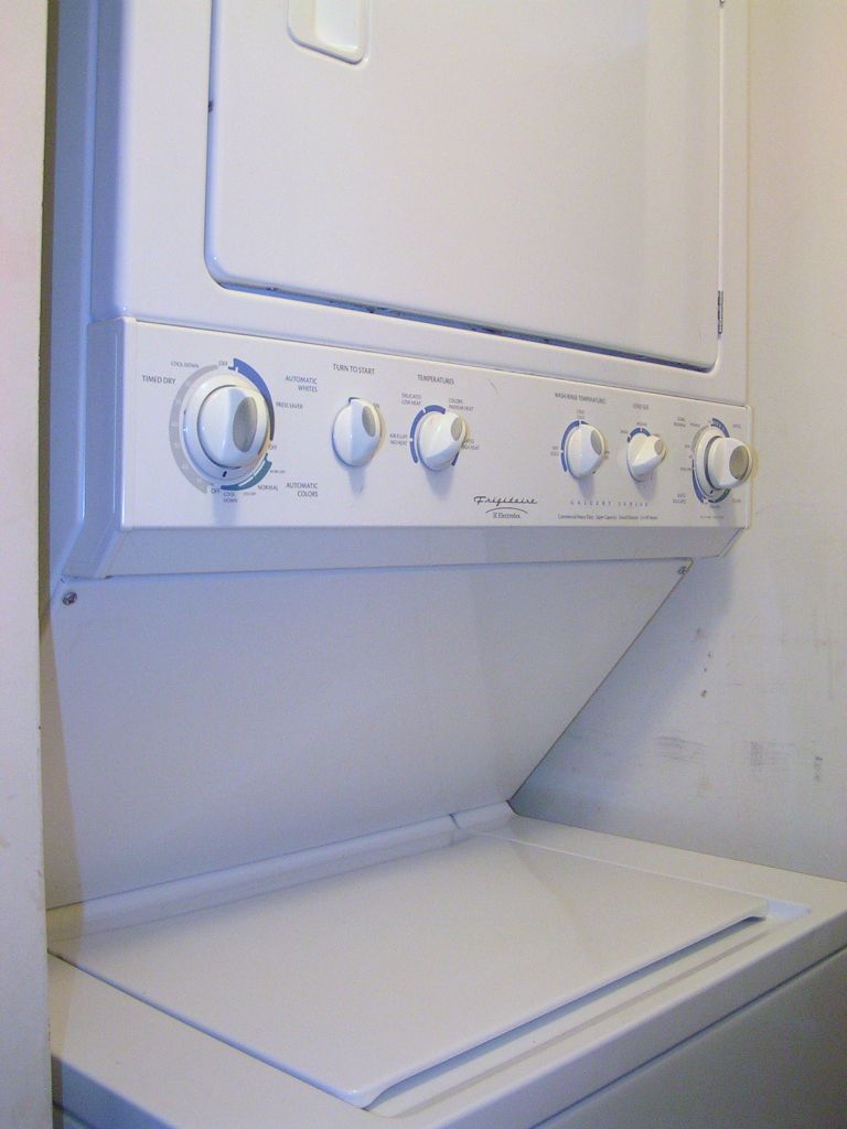 W/D unit in walk-in closet in Master BR